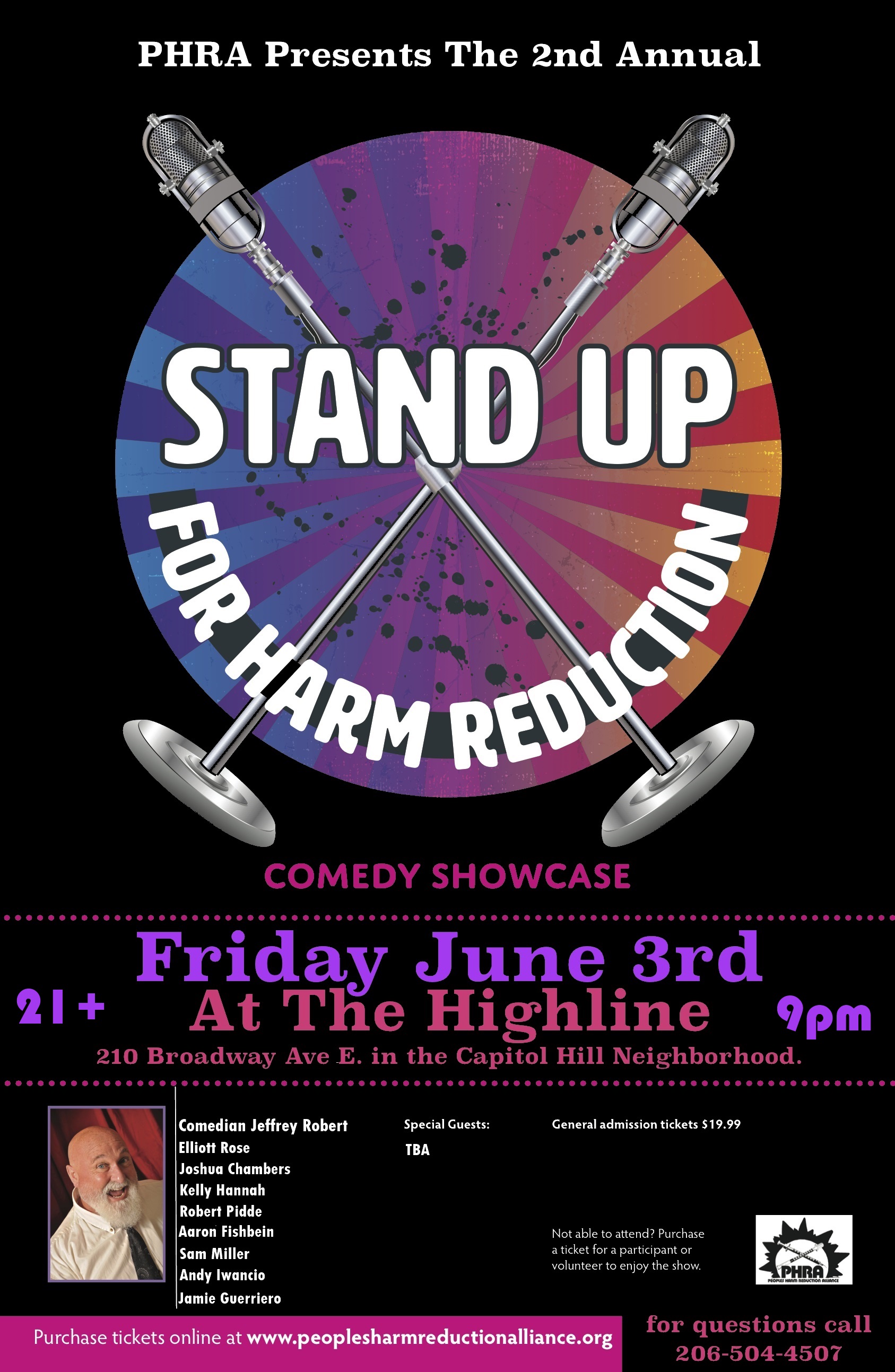 This Saturday the 3rd of June is the 2nd annual stand up for harm reduction event!