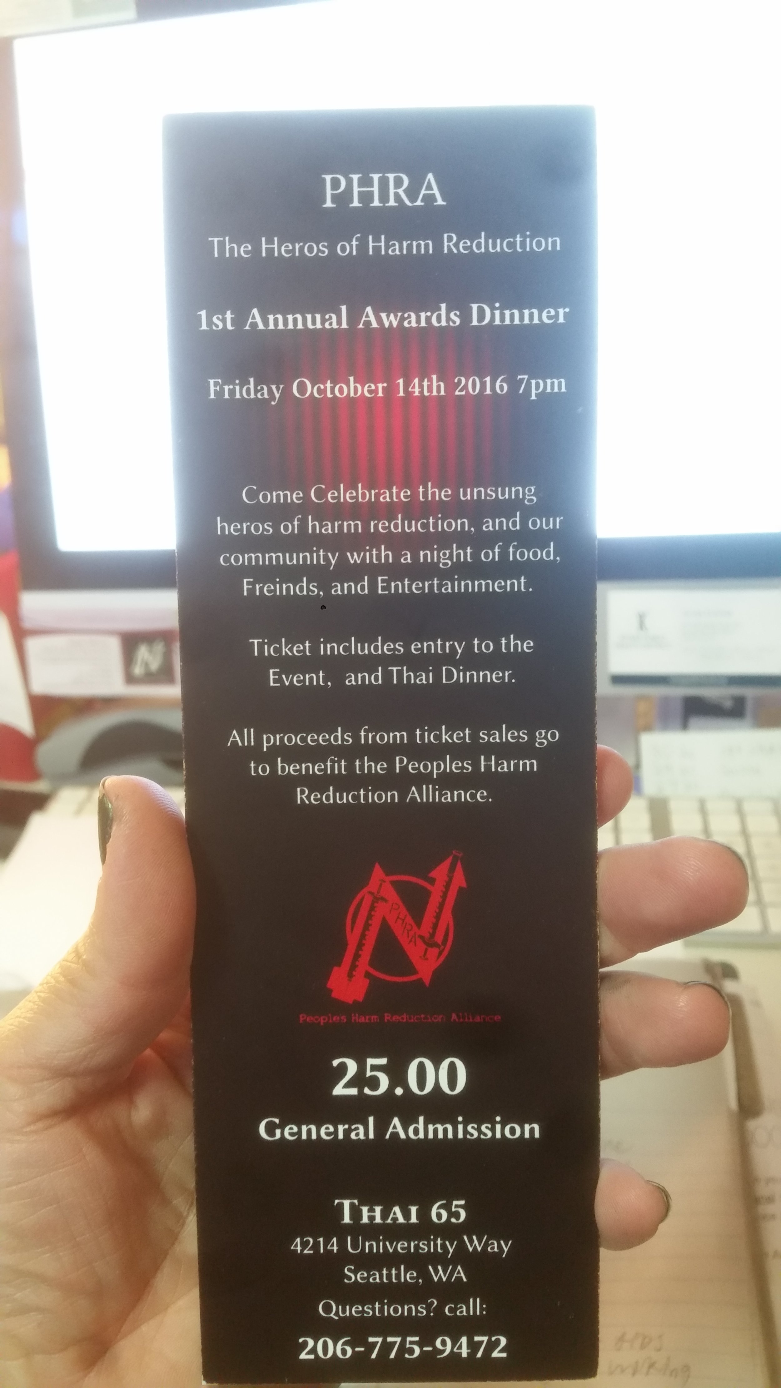1st Annual PHRA Awards Dinner coming up October 14th!