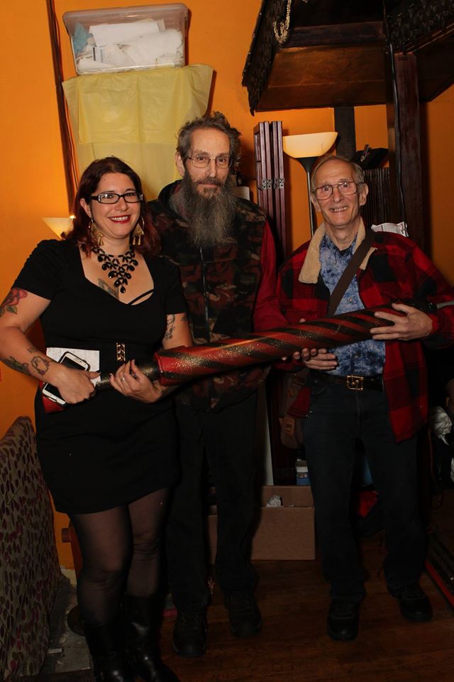 Marc and Monte receive the "Golden Syringe" lifetime achievement award for 28 years of service to the Drug user Community!